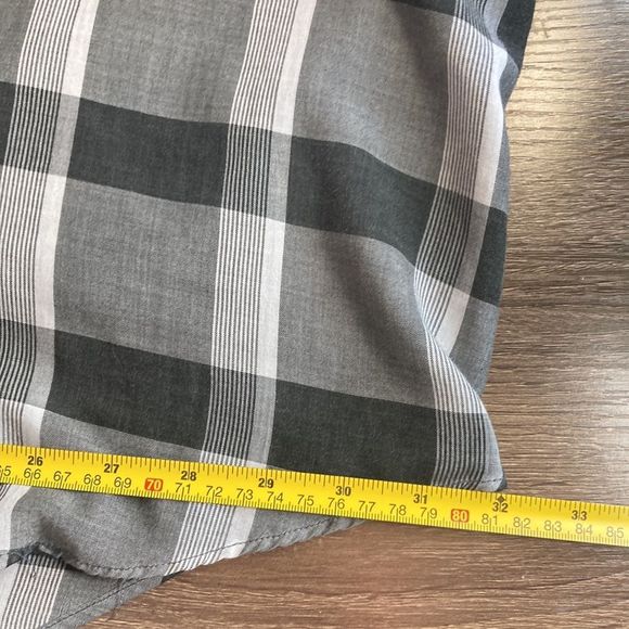 Vintage Mens Ely Cattleman 4XL Western Short Sleeve Button Down Shirt Black/Gray - Picture 8 of 9